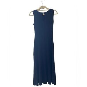 Biba Black Flared Bodycon Midi Dress Size 0